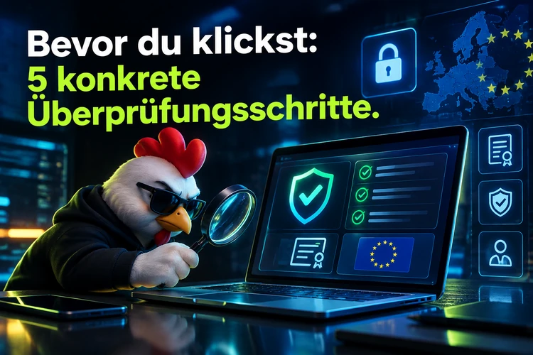 Bevor du klickst: 5 konkrete Überprüfungsschritte